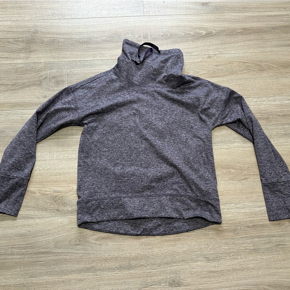 Apana blended purple and gray high collard Sweatshirt size Medium